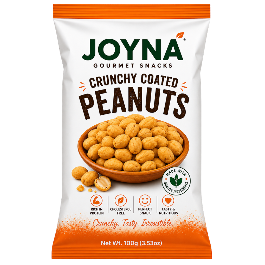 Joyna Gourmet Snacks .Cruncy Coated Peanuts